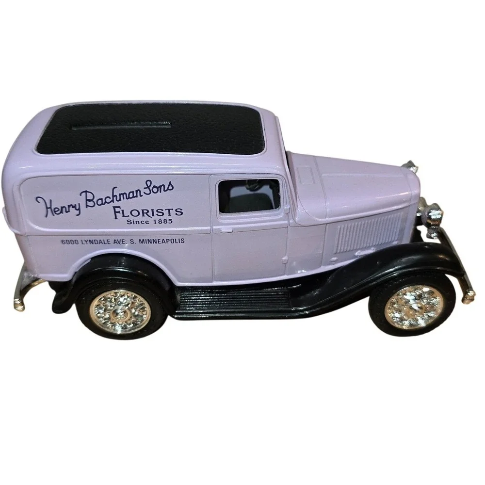 1932 Ford Panel Truck DieCast Henry Bachman Florists Minneapolis MN Florist Bank